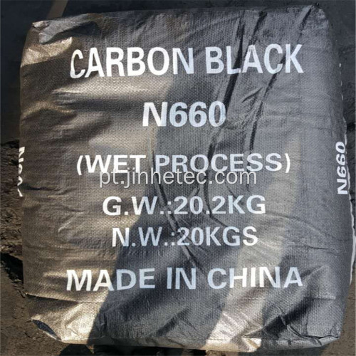 Negro de fumo para materiais refratários